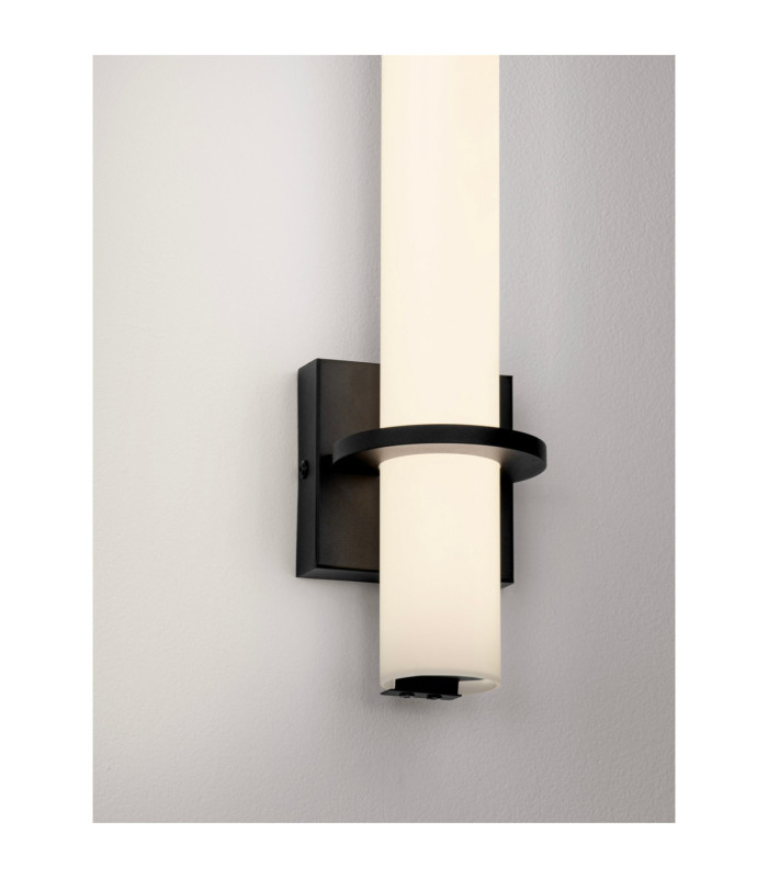 Luca Bathroom Wall Lamp Sandy Black LED 15W 1309lm IP44 4000K-6