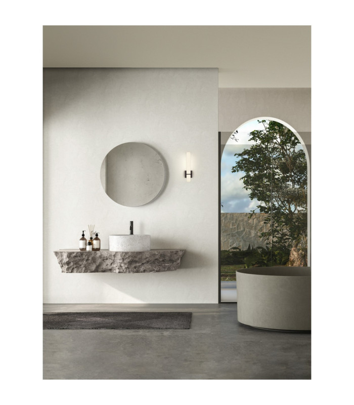 Luca Bathroom Wall Lamp Sandy Black LED 15W 1309lm IP44 4000K-7
