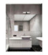 Corb Bathroom Over Mirror Light Sandy Black White Opal E14 2x5W IP44-2