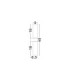 Corb Bathroom Over Mirror Light Sandy Black White Opal E14 2x5W IP44-3