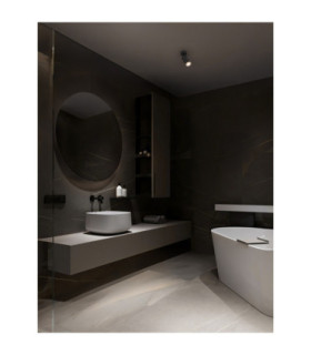 Mao Bathroom Spotlight Sandy Black Frosted LED GU10 1x10W IP44-2