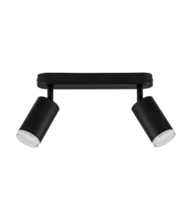 Mao Twin Bathroom Spotlight Sandy Black Frosted LED GU10 2x10W IP44-1
