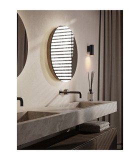 Mao Bathroom Wall Lamp Sandy Black Frosted LED GU10 1x10W IP44-2