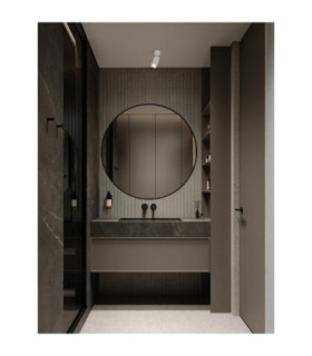Mao Bathroom Spotlight Sandy White Frosted LED GU10 1x10W IP44-2