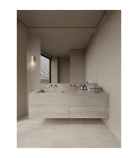 Mao Bathroom Wall Lamp Sandy White Frosted LED GU10 1x10W IP44-2