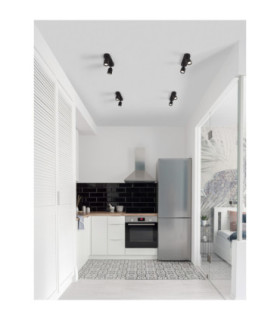 Orson Bathroom Spotlight Sandy Black GU10 2x10W IP44-2