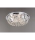 Flush Ceiling 5 Light Polished Chrome, Crystal - 2