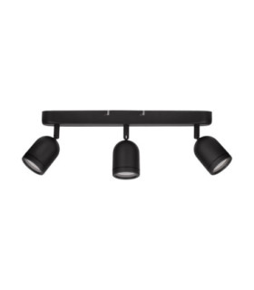 Orson Tripple Bathroom Spotlight Sandy Black GU10 3x10W IP44-1
