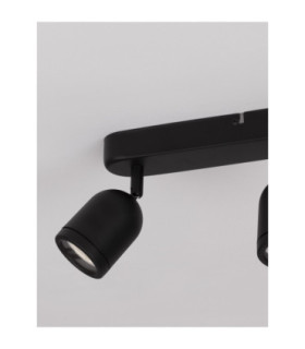Orson Tripple Bathroom Spotlight Sandy Black GU10 3x10W IP44-2