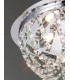 Flush Ceiling 5 Light Polished Chrome, Crystal - 6