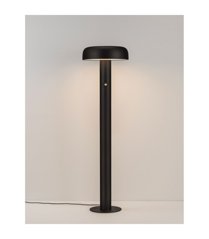 Noelia LED Integrated Floor Lamp Sandy Black Dimmable LED 28W 1288lm 3000K-4