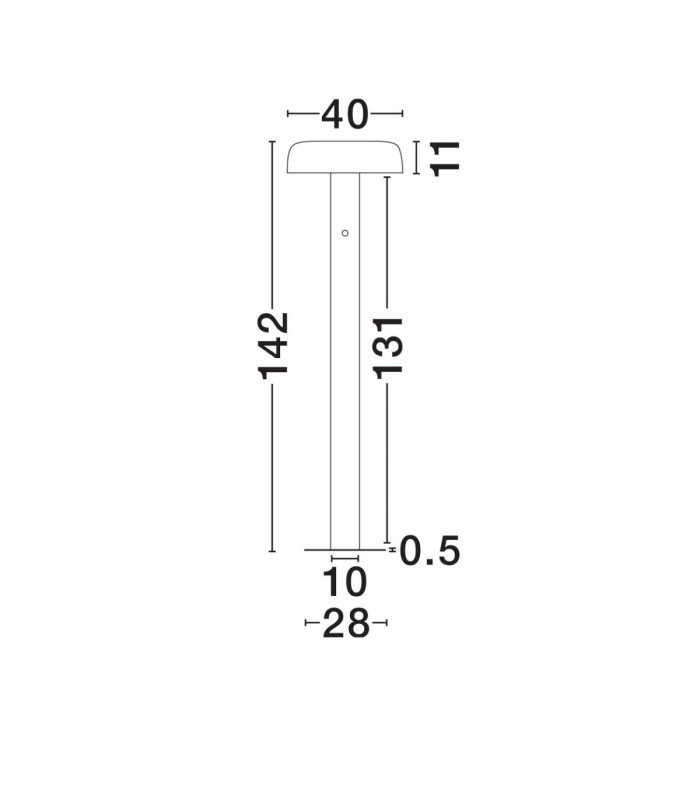 Noelia LED Integrated Floor Lamp Bordeaux Dimmable LED 28W 1288lm 3000K-7