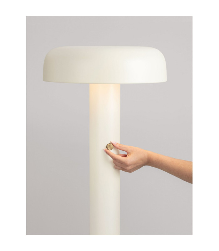 Noelia LED Integrated Floor Lamp Cream Dimmable LED 28W 1288lm 2700K-2