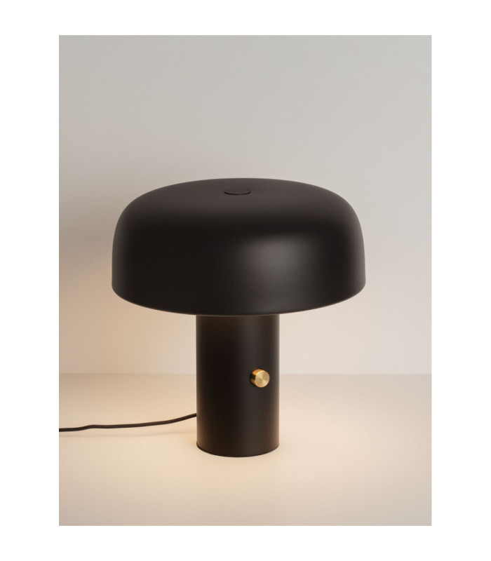 Noelia Integrated LED Table Lamp Sandy Black Dimmable LED 17W 892lm 3000K-5