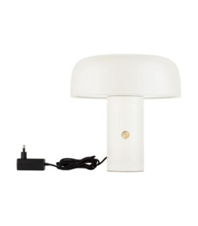 Noelia Integrated LED Table Lamp Cream Dimmable LED 17W 892lm 3000K-1