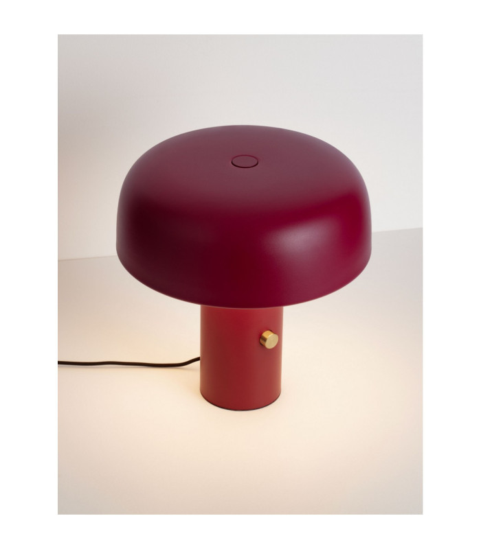 Noelia Integrated LED Table Lamp Bordeaux Dimmable LED 17W 892lm 3000K-5