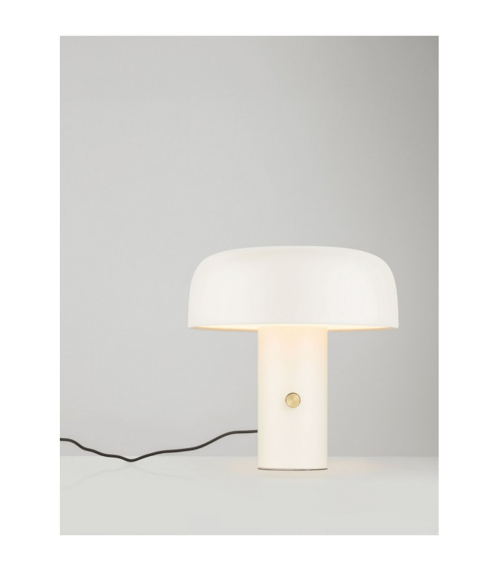 Noelia Integrated LED Table Lamp Cream Dimmable LED 17W 892lm 2700K-4