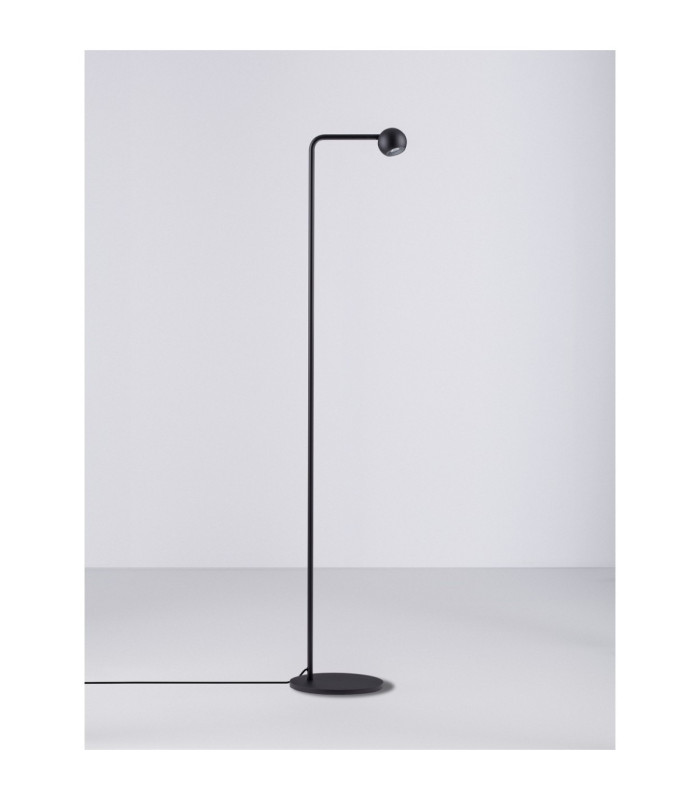 Sfera Task Floor Lamp Sandy Black LED 6W 390lm 3000K Switch On/Off-3
