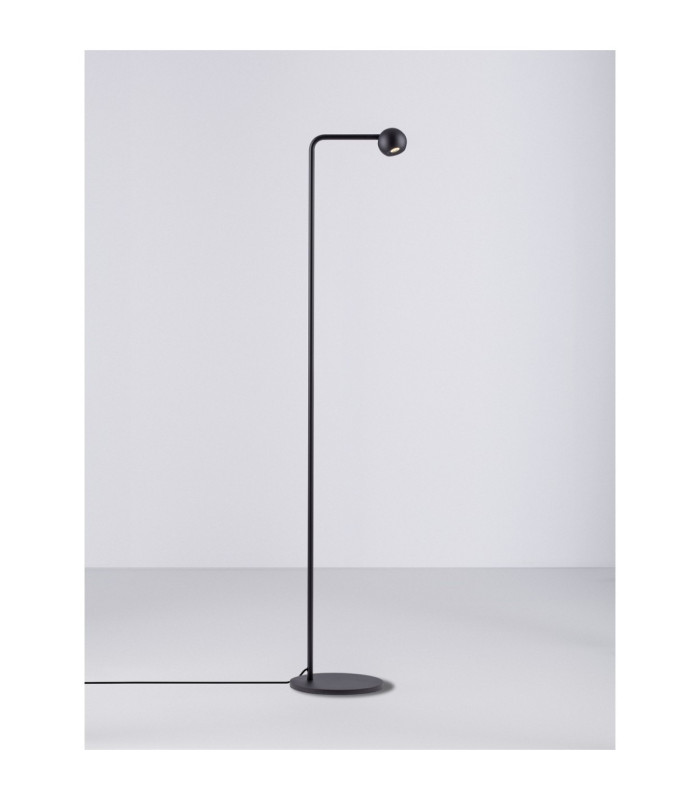 Sfera Task Floor Lamp Sandy Black LED 6W 390lm 3000K Switch On/Off-4