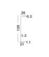 Sfera Task Floor Lamp Sandy Black LED 6W 390lm 3000K Switch On/Off-8