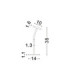 Logos Integrated LED Table Lamp Sandy Black LED 5W 345lm 3000K Switch On/Off-6