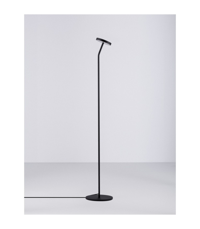 Logos LED Integrated Floor Lamp Sandy Black LED 9W 621lm 3000K Switch On/Off-3