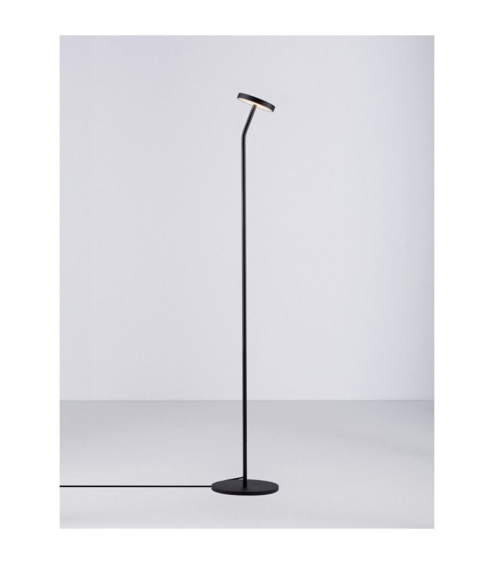 Logos LED Integrated Floor Lamp Sandy Black LED 9W 621lm 3000K Switch On/Off-4