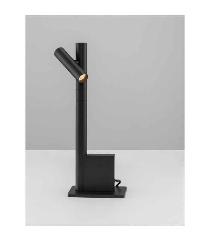Arco Integrated LED Table Lamp Sandy Black Dimmable LED 4W 153lm 3000K-4
