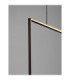 Dahlia Integrated LED Pendant Ceiling Light Sandy Black LED 32W 1352lm 3000K Switch On/Off-5