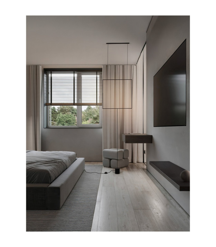Dahlia Integrated LED Pendant Ceiling Light Sandy Black LED 25W 1056lm 3000K Switch On/Off-2