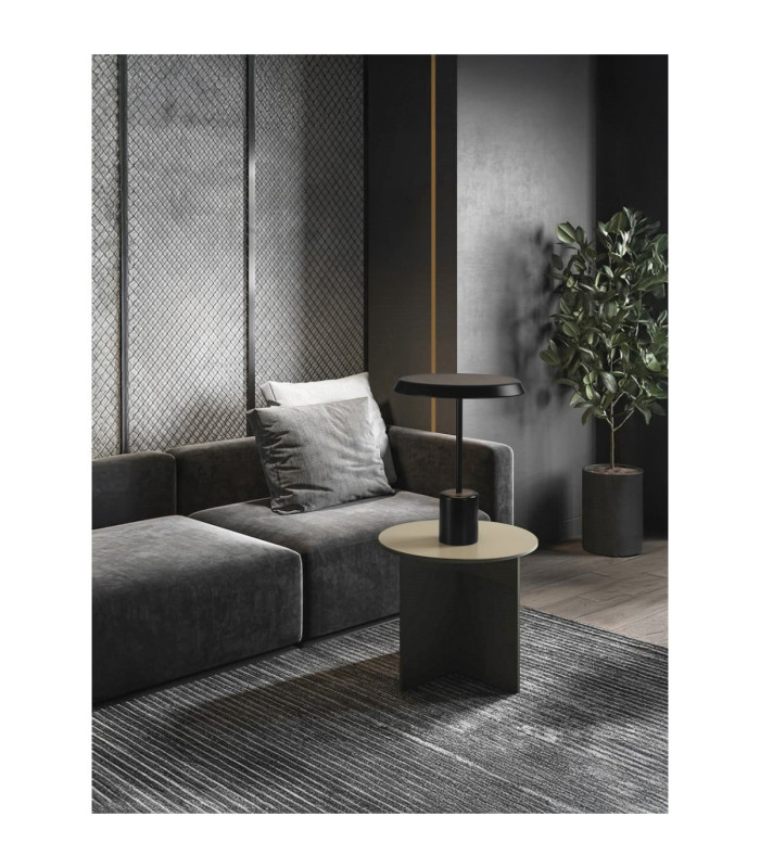 Ophelia Integrated LED Table Lamp Matt Black/Veneer LED 17W 1156lm 3000K-2