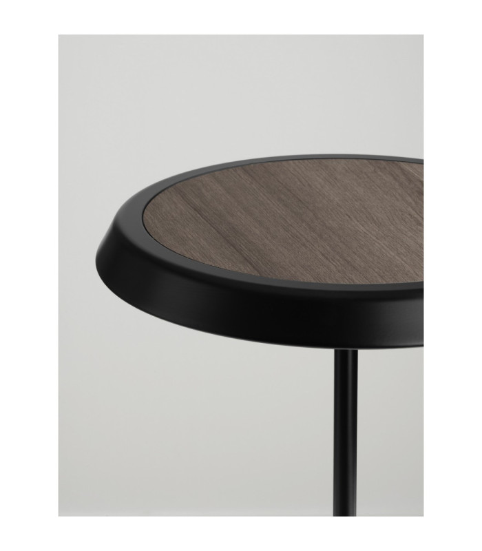 Ophelia Integrated LED Table Lamp Matt Black/Veneer LED 17W 1156lm 3000K-5