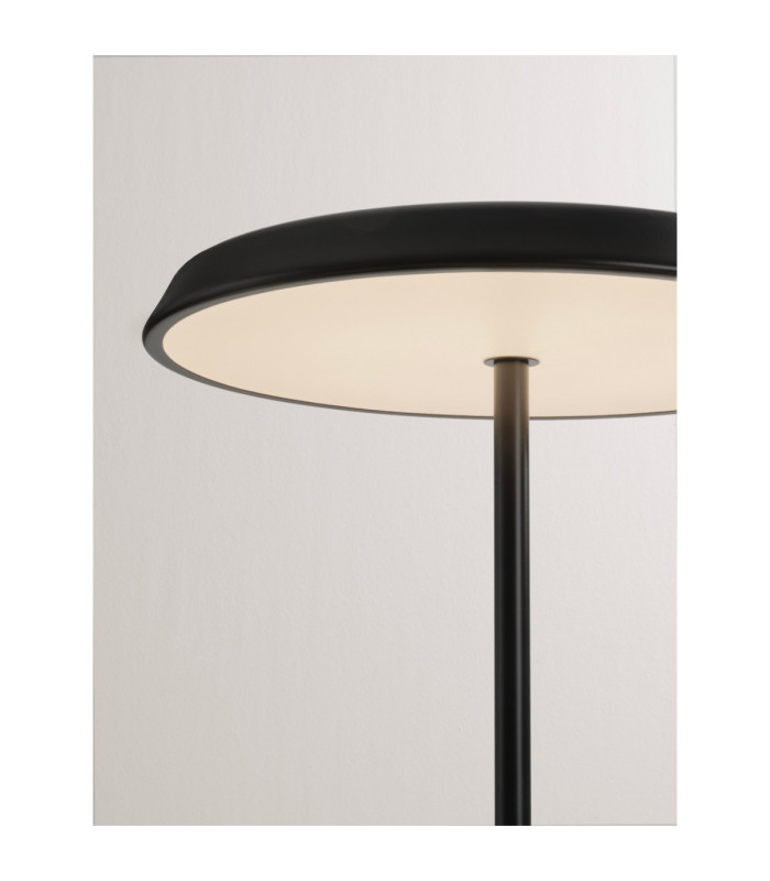 Ophelia Integrated LED Table Lamp Matt Black/Veneer LED 17W 1156lm 3000K-6