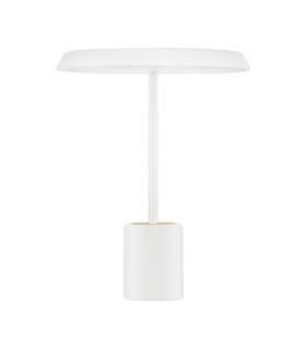 Ophelia Integrated LED Table Lamp Matt White/Veneer LED 17W 1156lm 3000K-1
