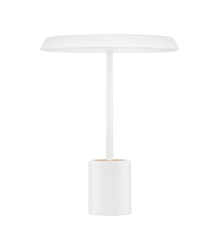 Ophelia Integrated LED Table Lamp Matt White/Veneer LED 17W 1156lm 3000K-1