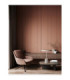 Ophelia Integrated LED Table Lamp Matt White/Veneer LED 17W 1156lm 3000K-2