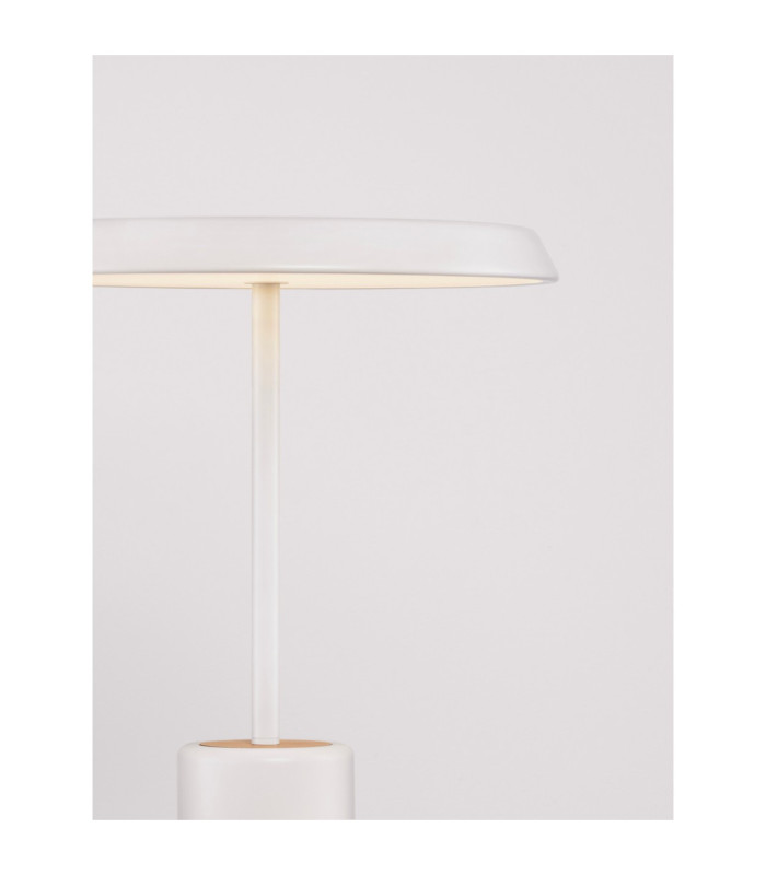 Ophelia Integrated LED Table Lamp Matt White/Veneer LED 17W 1156lm 3000K-6