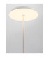 Ophelia LED Integrated Floor Lamp Matt White/Veneer LED 27W 2199lm 3000K-6