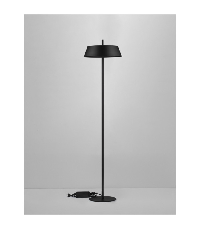 Velio LED Integrated Floor Lamp Sandy Black Dimmable LED 28W 1838lm 3000K-3