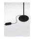 Velio LED Integrated Floor Lamp Sandy Black Dimmable LED 28W 1838lm 3000K-7