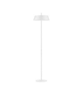 Velio LED Integrated Floor Lamp Matt White Dimmable LED 28W 1838lm 3000K-1