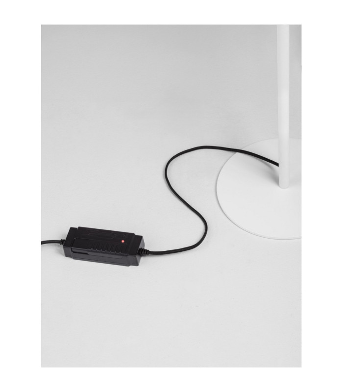 Velio LED Integrated Floor Lamp Matt White Dimmable LED 28W 1838lm 3000K-7