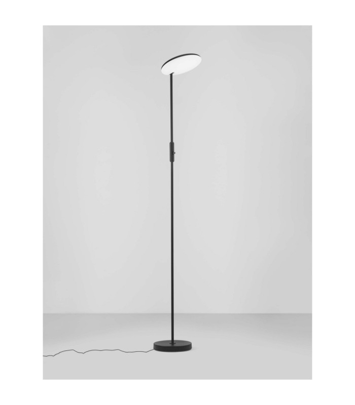 Nostos LED Integrated Floor Lamp Sandy Black Dimmable LED 30W 2288lm 3000K-3