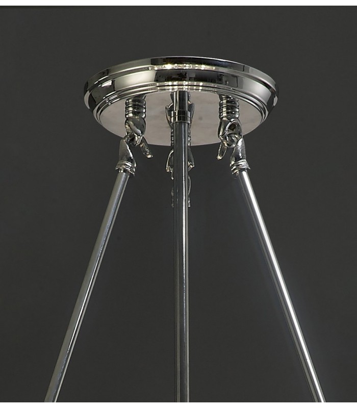 Ceiling Pendant Grand 12 Light Polished Chrome, Crystal - 4