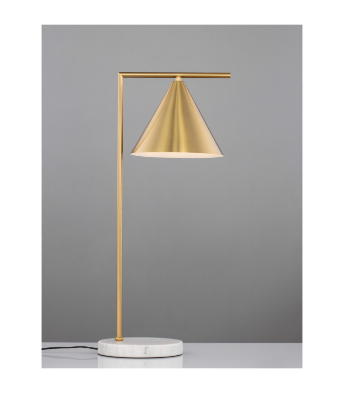 Sway Desk Task Lamp Brass White E27 1x12W-2