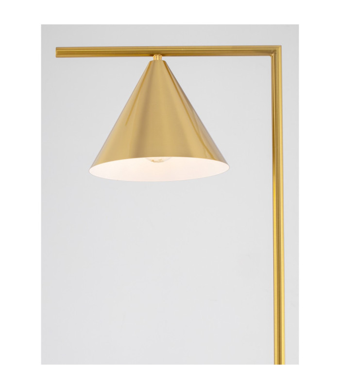 Sway Task Floor Lamp Brass White E27 1x12W-6