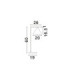 Sway Desk Task Lamp Brass White E27 1x12W-6