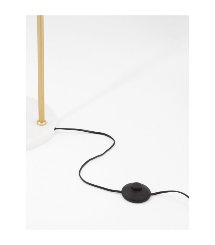 Sway Task Floor Lamp Brass White E27 1x12W-8