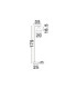 Sway Task Floor Lamp Brass White E27 1x12W-9