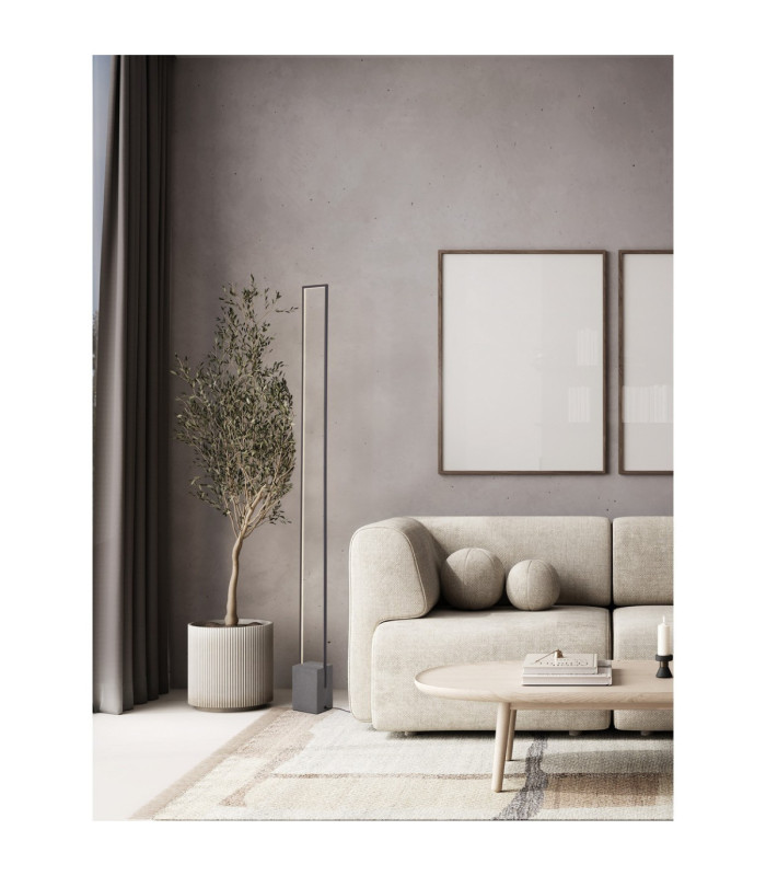 Lithos LED Integrated Floor Lamp Black Dark Anthracite LED 26W 1431lm 3000K-2